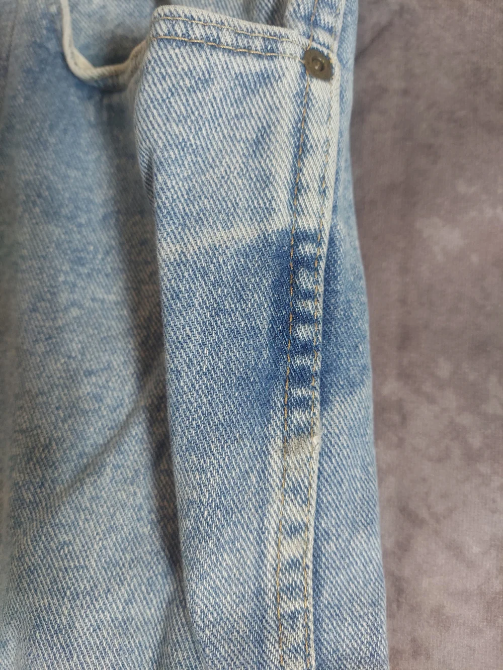 Wrangler Men's Relaxed Fit Jeans Light Wash Big & Tall 50x30 Broken-In GUC